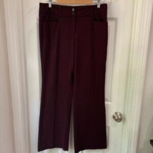 Burgundy Alfani Dress Pant, Size 12